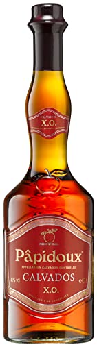 Papidoux XO Calvados - aus Äpfeln der Normandie (1 x 0,7l) - weit über sechs Jahre gereift mit eleganter Finesse und einem feinen Apfelaroma | 700 ml (1er Pack)