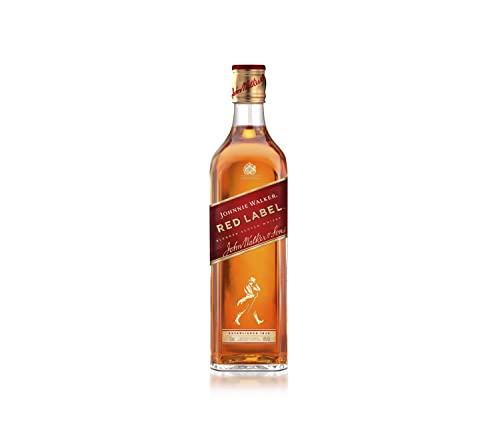 Johnnie Walker Red Label, Blended Scotch Whisky, handgefertigt in den 4 bekanntesten Regionen Schottlands, 40% vol, 700ml Einzelflasche