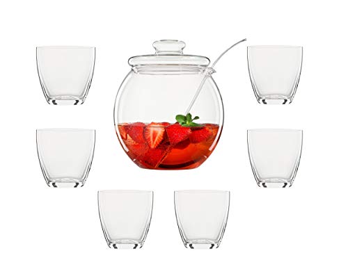 BOHEMIA CRISTAL »Libera« Bowle-Set Glas