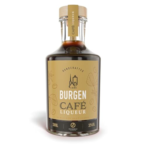 Burgen Café Liqueur - Premium Bio-Kaffeelikör perfekt für Espresso Martinis und Cocktails, 500ml