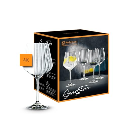 Spiegelau & Nachtmann, 4-teiliges Gin & Tonic-Set, 640 ml, Höhe: 22,2 cm, Gin & Tonic, 102892