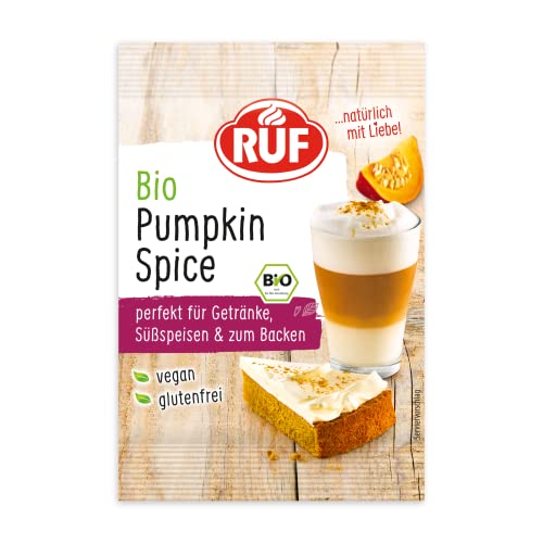 RUF Bio Pumpkin Spice Latte Würzmischung, Kürbispulver Gewürzmischung...