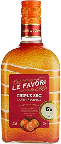 Le Favori - Triple Sec Orangenlikör 40% Vol seit 1876 - Produkt aus Frankreich (1 x 0.7 l) | 700 ml (1er Pack)