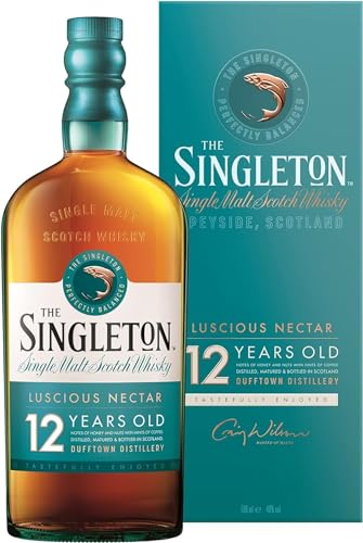 The Singleton 12 Jahre | Single Malt Scotch Whisky | Preisgekrönter, aromatischer| Geschenkempfehlung | handgefertigt aus der schottischen Speyside | 40% vol | 700ml Einzelflasche |