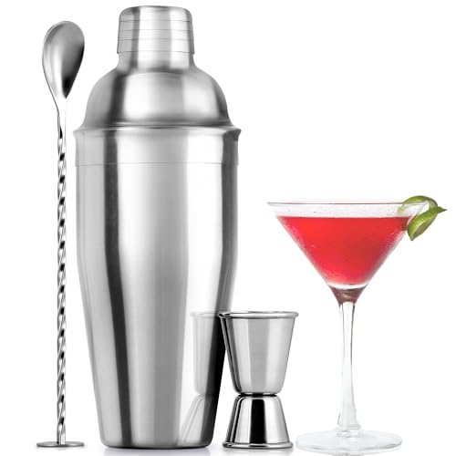 Großes 24-oz-Edelstahl-Cocktail-Shaker-Set –...