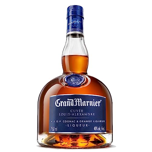 Grand Marnier Cuvée Louis-Alexandre - Premium-Blend aus VSOP-Cognacs und Bitterorangen-Essenz - zum pur genießen oder mit Eiswürfeln - 40 % vol. - 1 x 0,7 l