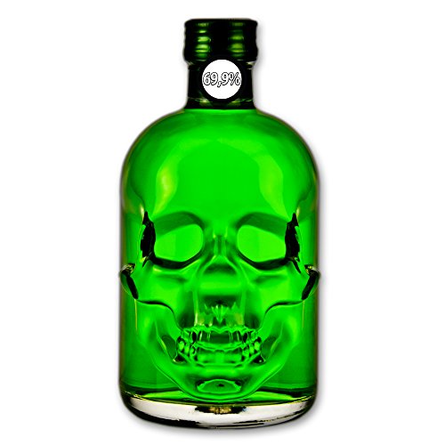 Absinthe 'Amnesie' - Green Skull Head Absinthe - 69,9% vol. Alc. - 0,5l