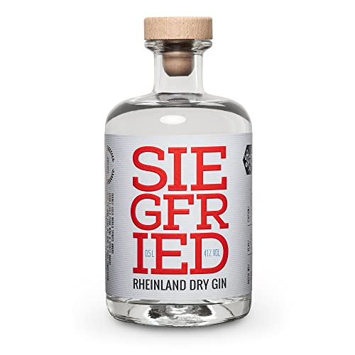 Siegfried Rheinland Dry Gin | Weltweit ausgezeichneter Premium Gin | Micro-batch Gin mit 18 Botanicals | Regionalität und Weltklasse | 41% | 500ML