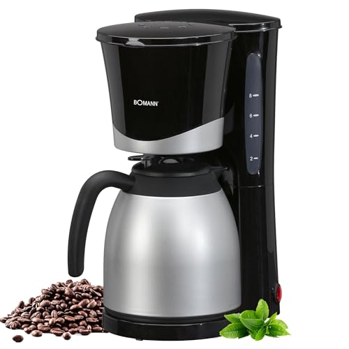 Bomann® Kaffeemaschine mit Thermokanne | Kaffeeautomat für 8-10 Tassen |...