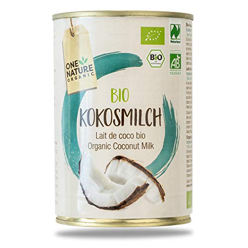 ONE NATURE organic BIO Kokosmilch, 6er Pack (6 x 400 g)