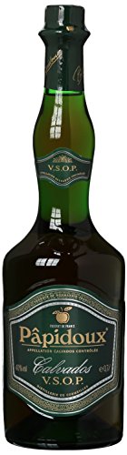 Papidoux VSOP Calvados - aus Äpfeln der Normandie (1 x 0,7l) - über fünf Jahre gereift mit mildem, elegantem Geschmack