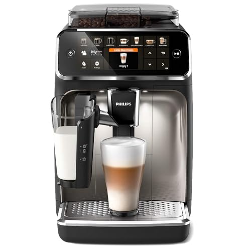 Philips Serie 5400 Kaffeevollautomat – LatteGo Milchsystem, 12...