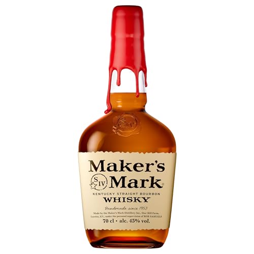 Maker's Mark | handgemachter Kentucky Straight Bourbon Whisky | weicher und vollmundiger Geschmack | 45% Vol | 700ml Einzelflasche