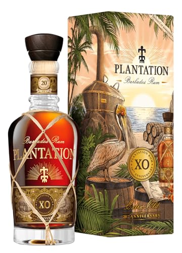 Plantation Barbados Extra Old “XO” Rum 20th Anniversary Edition (1 x 0.7 l)(Zwei Varianten von Geschenkboxen)