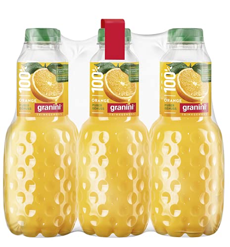 Granini Trinkgenuss Orange (100% Saft) PET, 6er Pack (6 x 1 l)