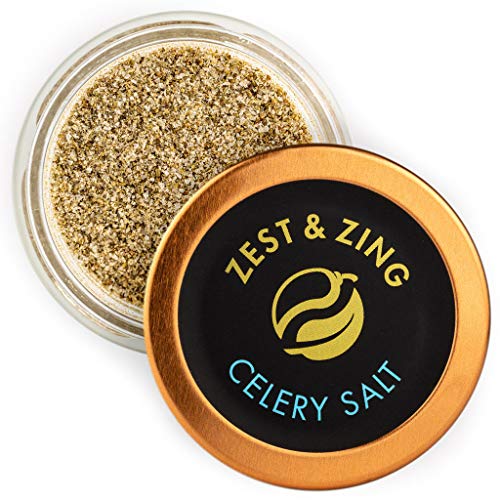 Sellerie Salz (gemahlen), 45g - ZEST & ZING Premium Salz. Frische, praktische, stapelbare Gewürzdosen.
