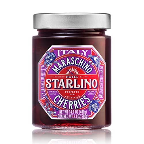 Hotel Starlino Italienische Maraschino Kirschen 1x 400 g Glas