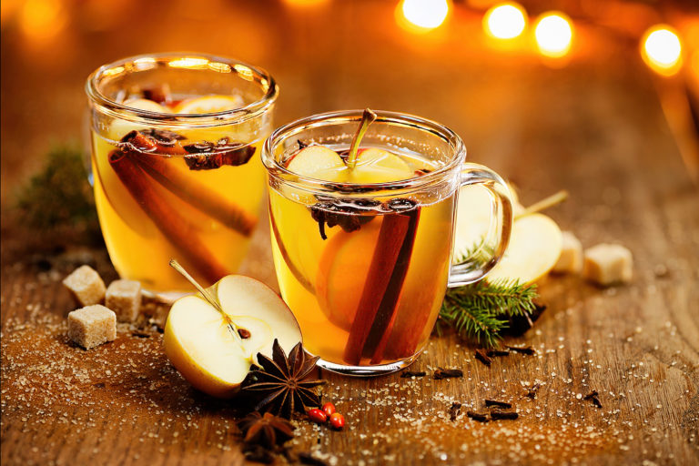 Delicious mulled cider