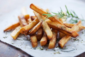 French fries from the hot air fryer